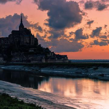 Dawn at the Mont Saint-Michel, France