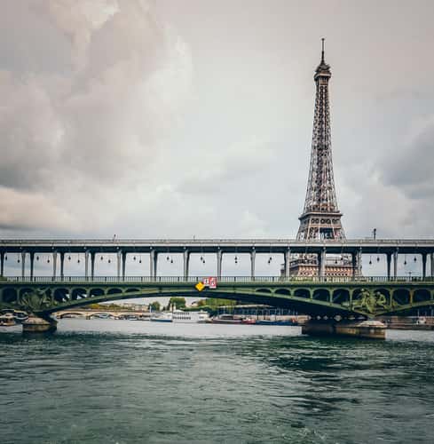Eiffel Tower from Pont de Bir Hakeim