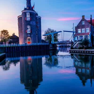 Enkhuizen after sunset, Netherlands