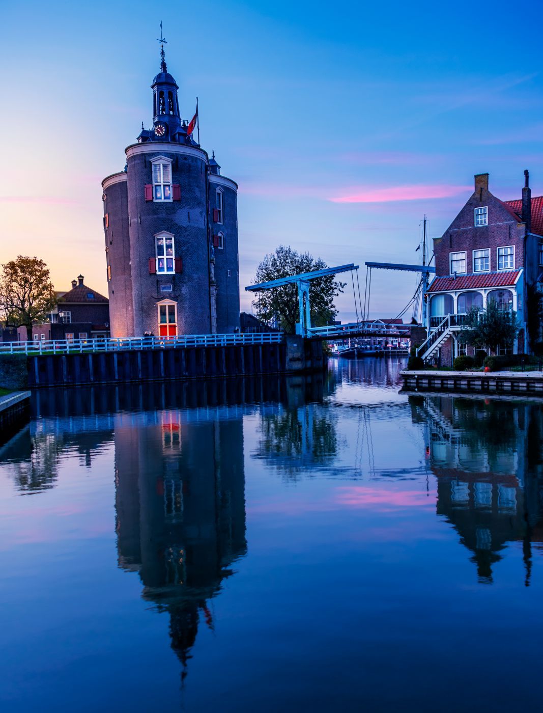 Enkhuizen after sunset, Netherlands