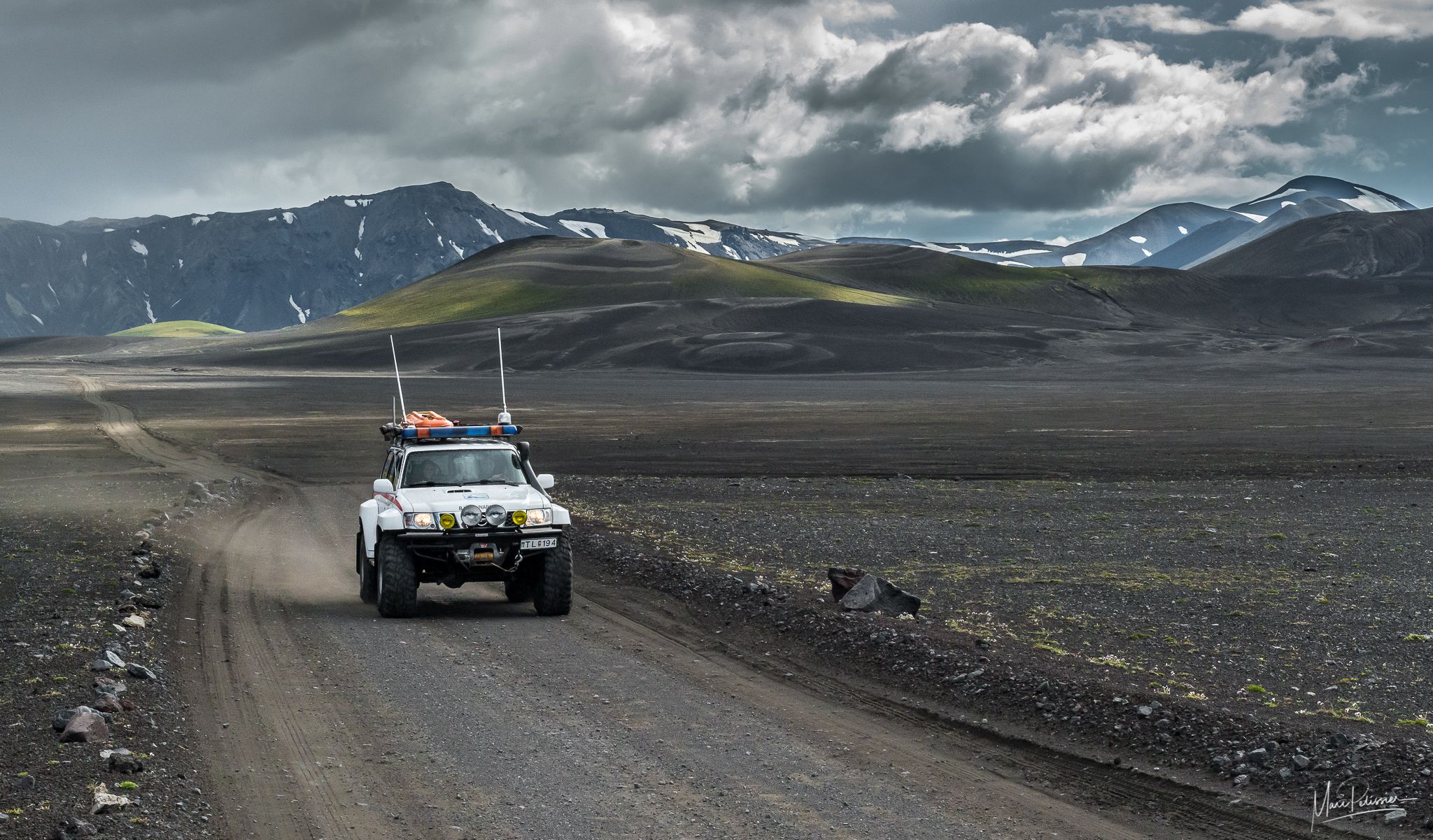 F208 track to Landmannalaugar, Iceland