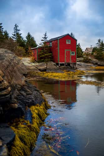 Fishing Shed Blue Rocks, Nova Scotia
