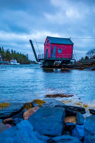 Fishing Shed Stonehurst East, Blue Rocks, Nova Scotia