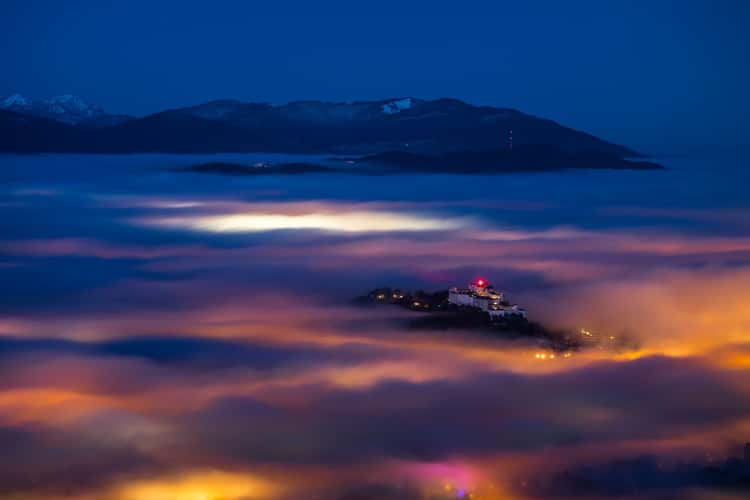 Fog over Salzburg