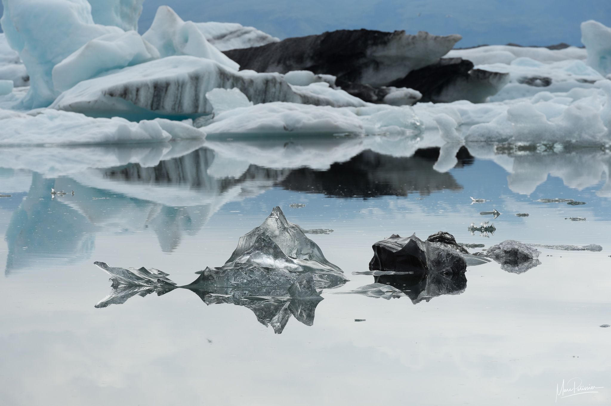 Glacial Lagoon at Jökulsárlón, Iceland