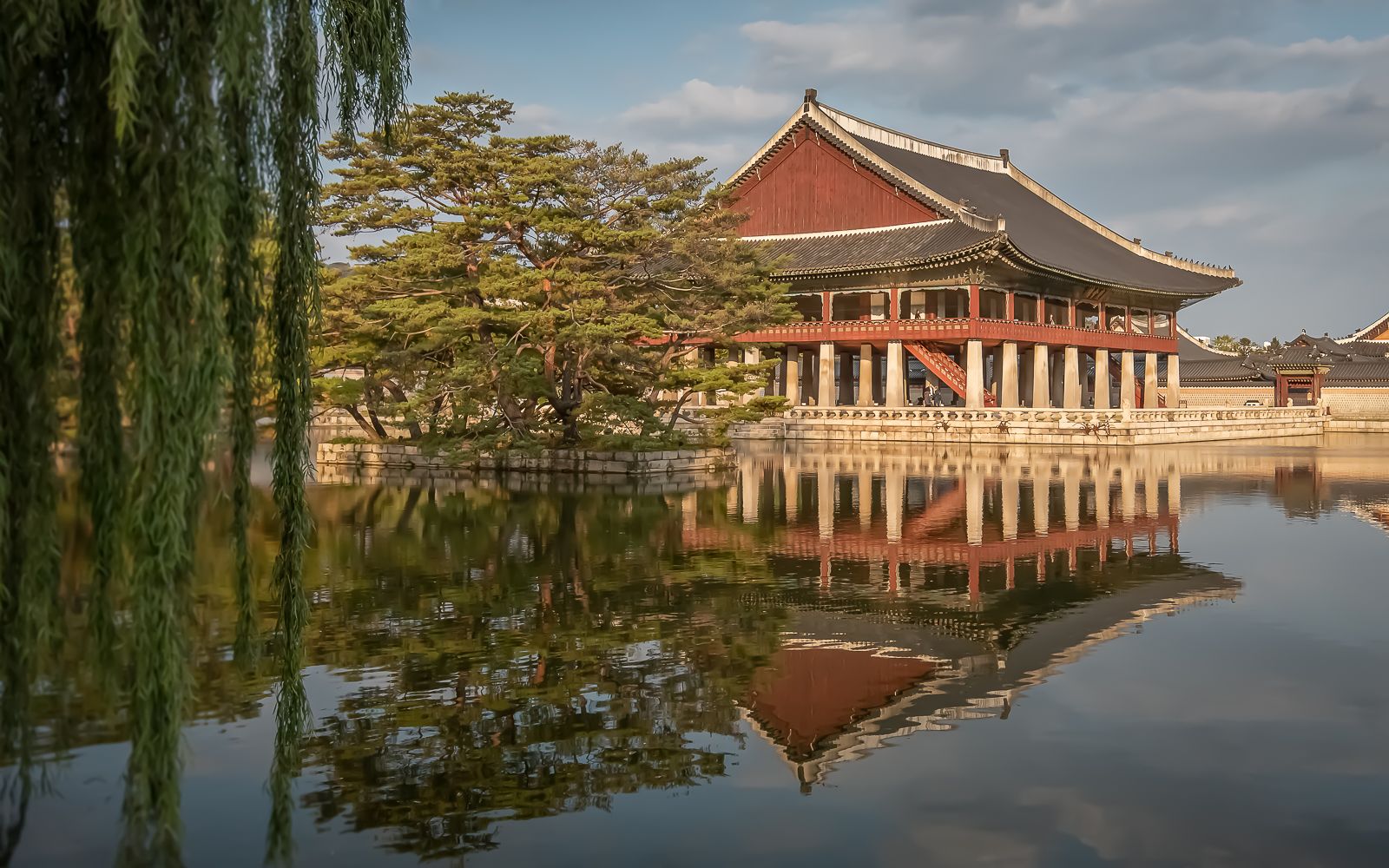 Korean Gyeonghoeru, Seoul, South Korea