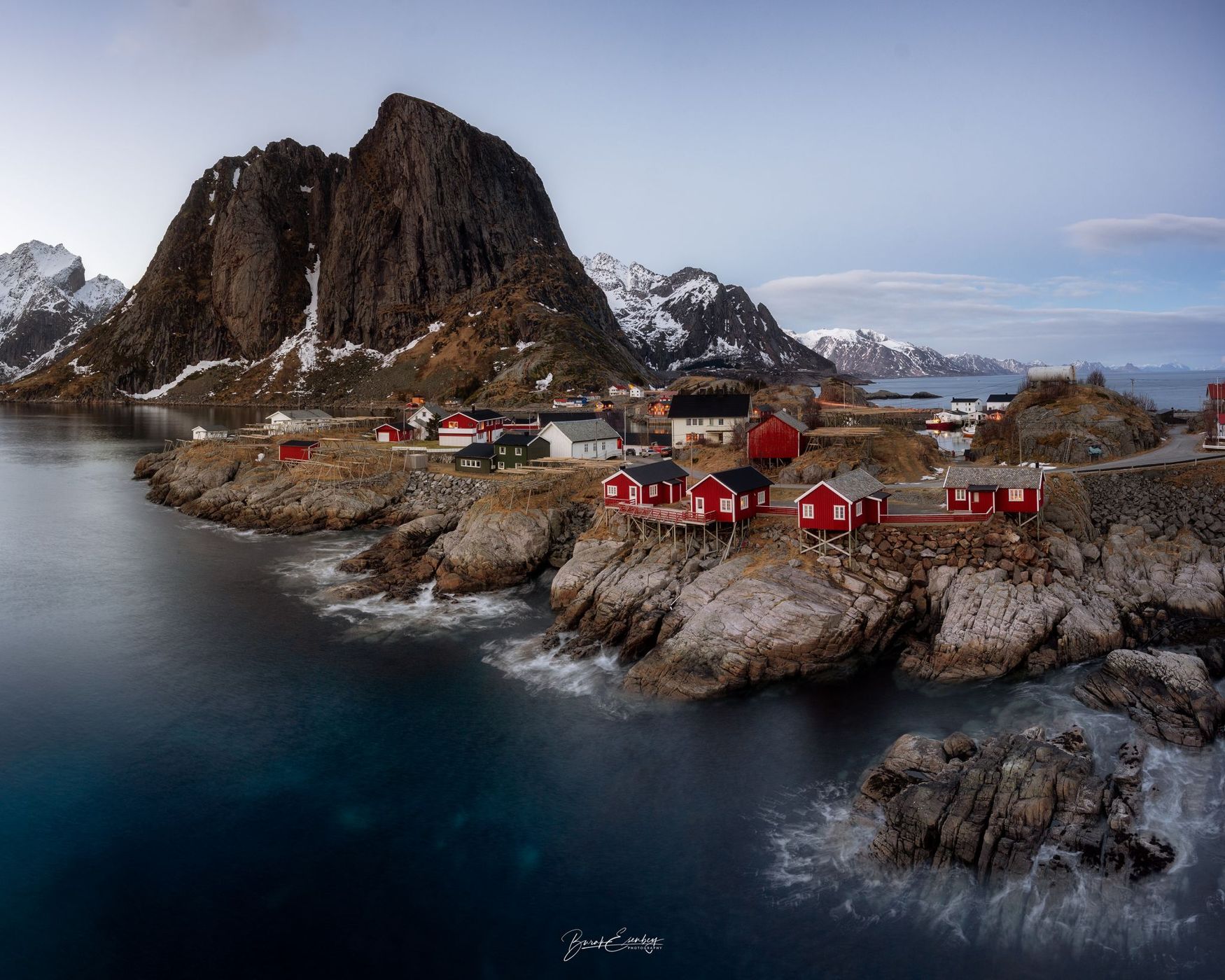 Hamnøy, classic view, Lofoten, Norway