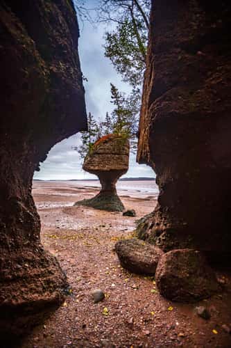 Hopewell Rocks low tide, Hopewell Cape, New Brunswick