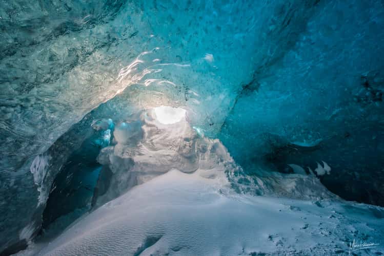 Ice cave near Jökulsárlón