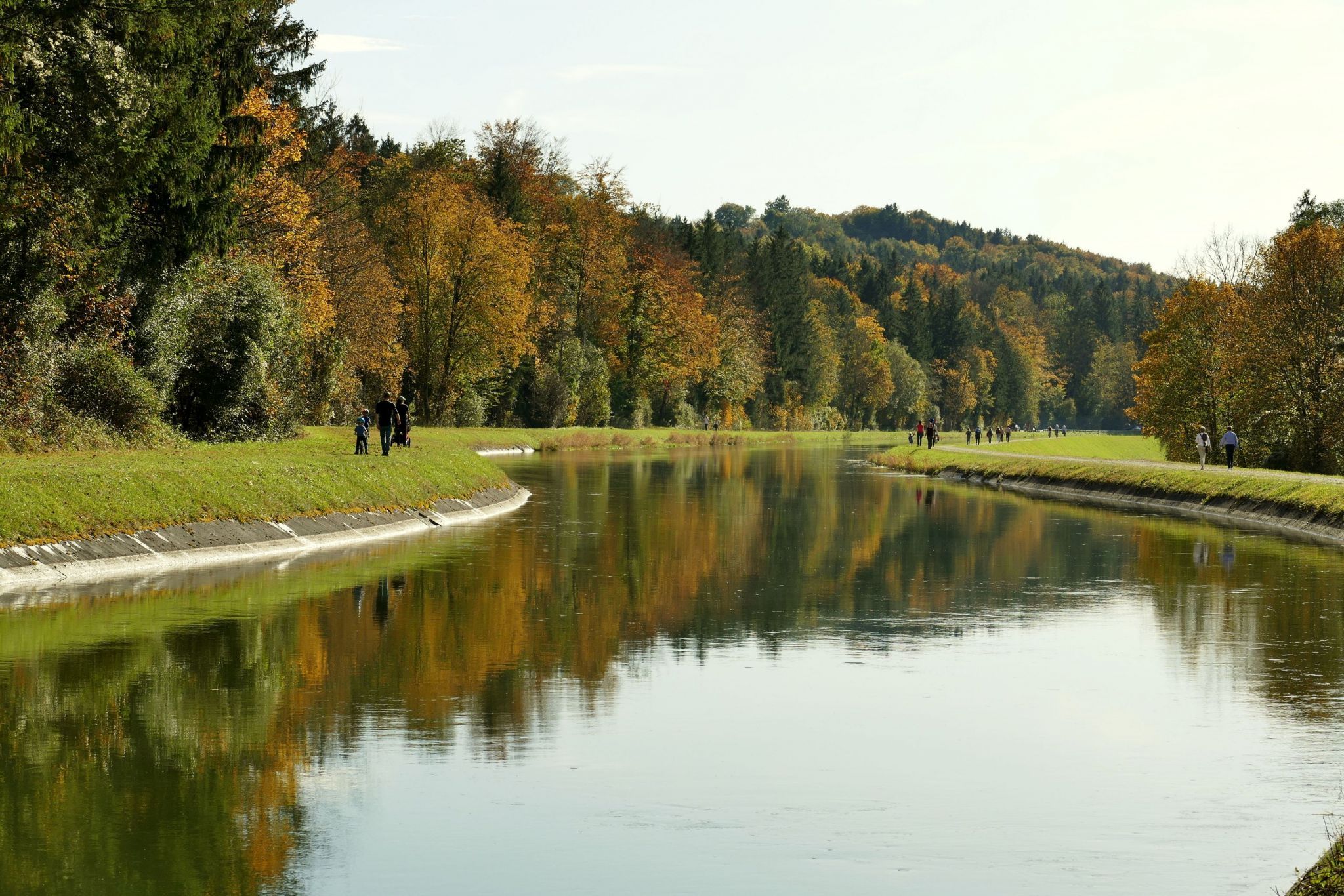 Ickinger Wehr near Schäftlarn, Germany