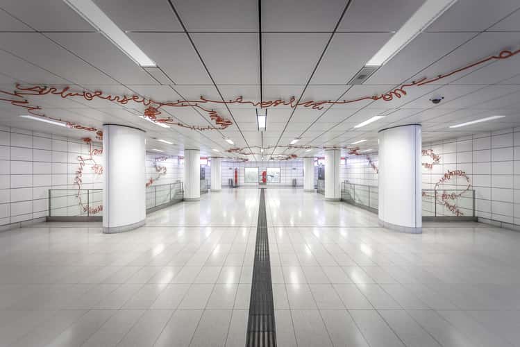 Wehrhahnlinie - U-Bahn-Station Kirchplatz