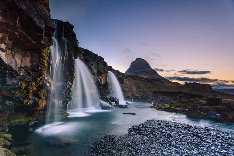 Kirkjufell Waterfall with Kirkjufell