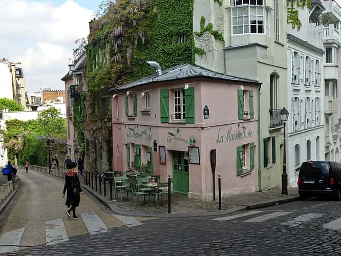 La Maison Rose Restaurant, Montmartre