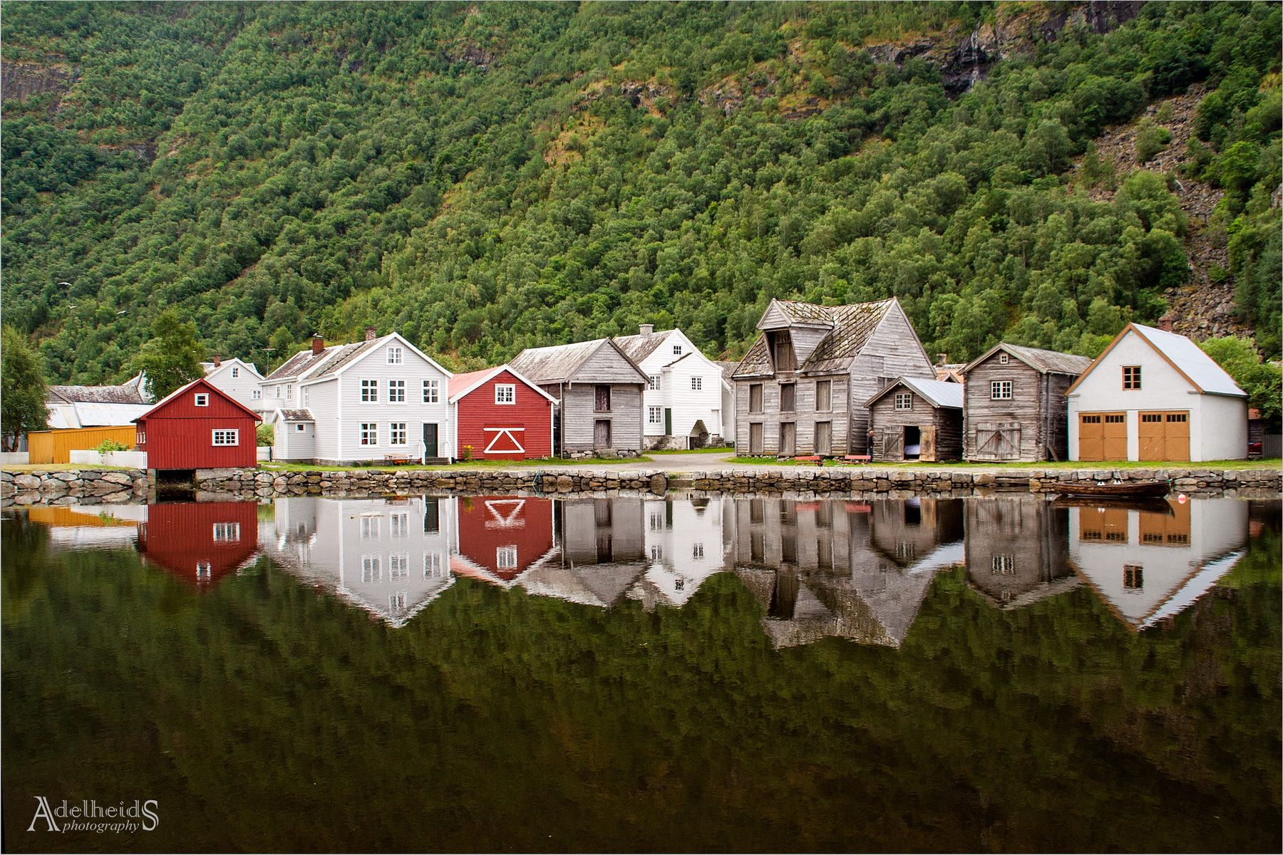 Laerdal village, Norway