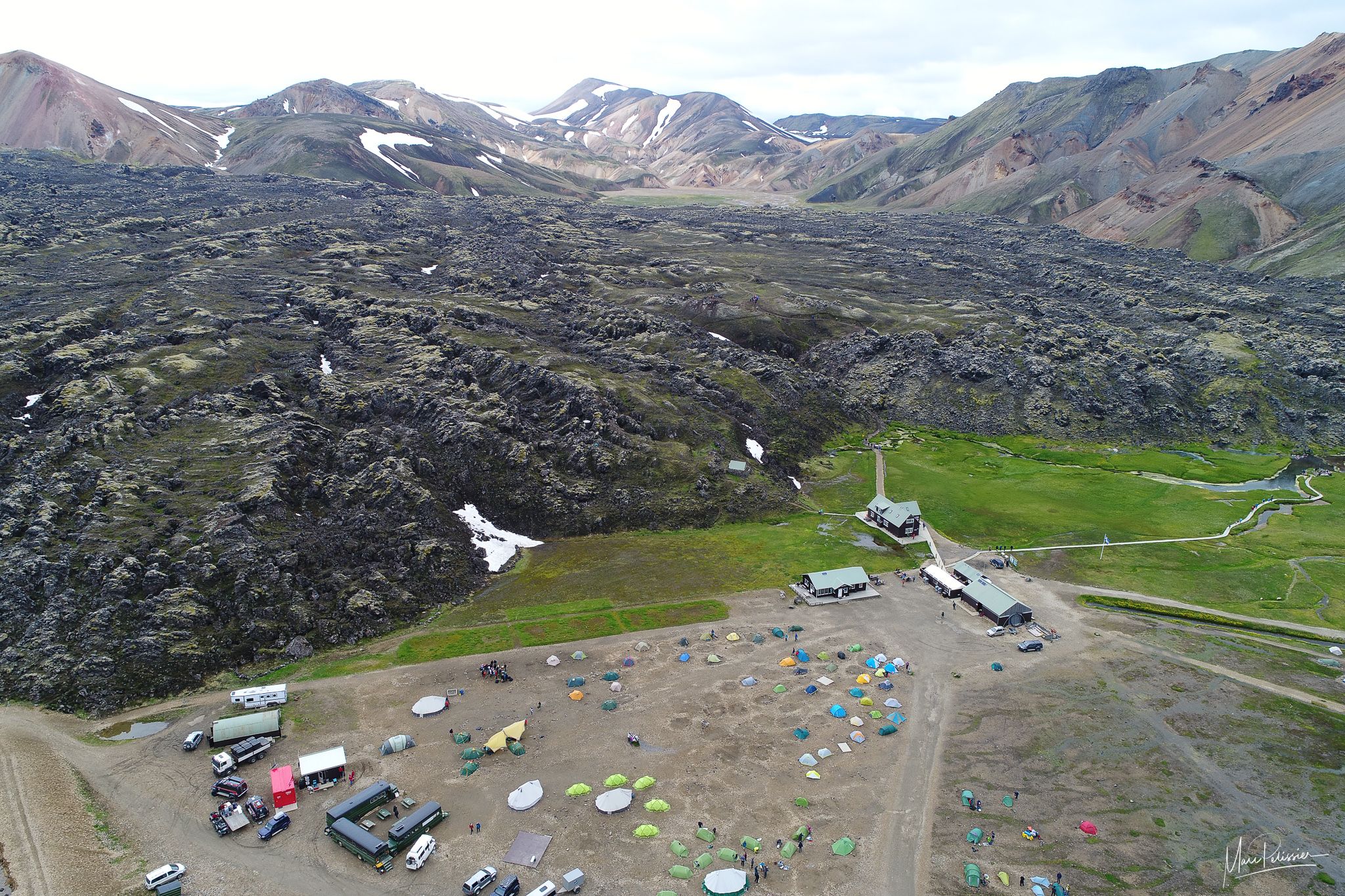 Landmannalaugar main camp, Iceland