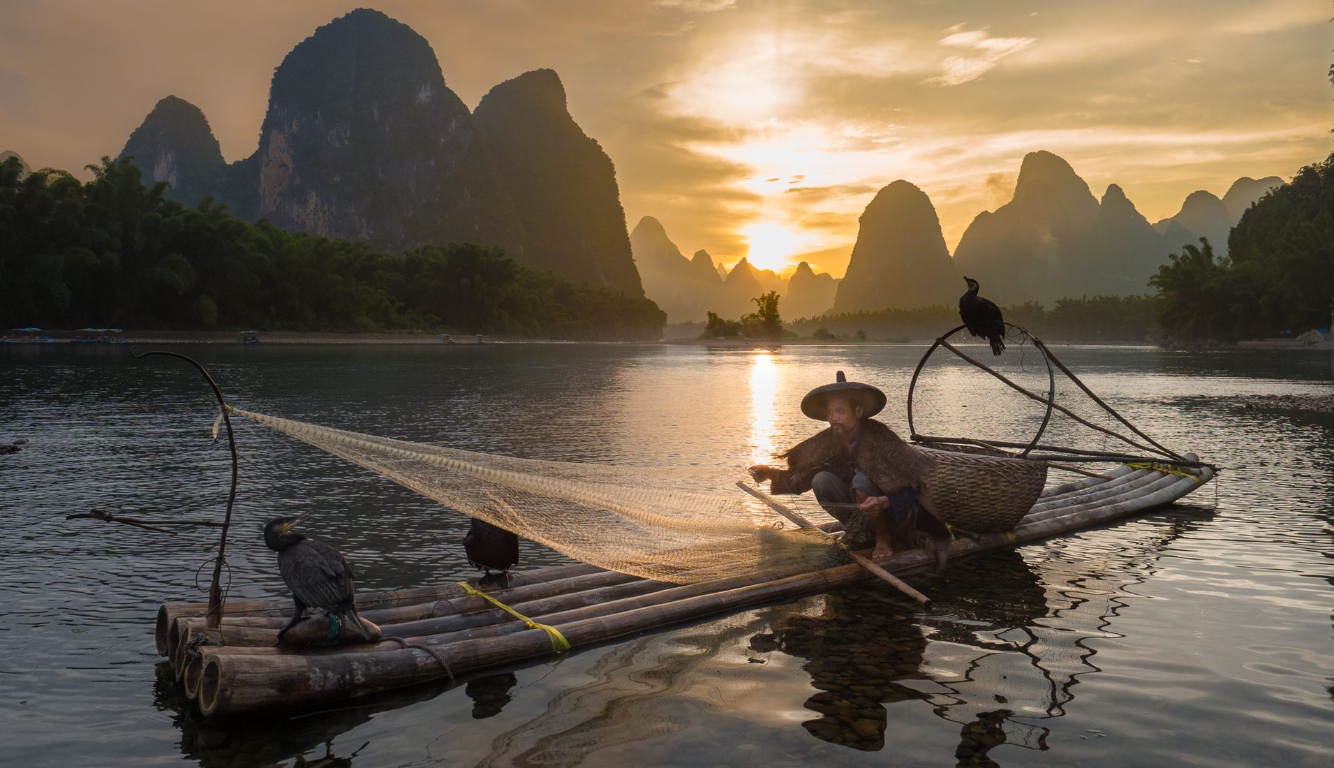 Li river at Xingping, China