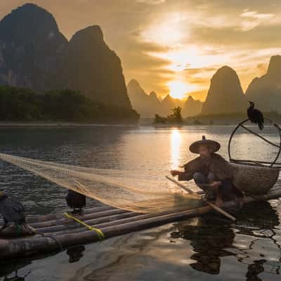 Li river at Xingping, China