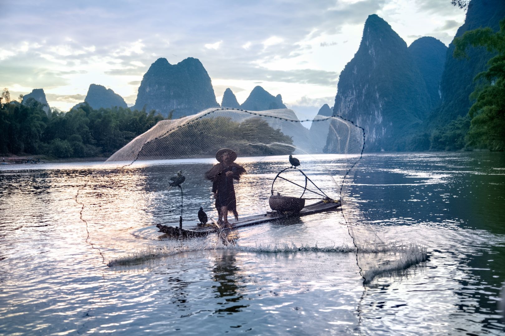 Li river at Xingping, China