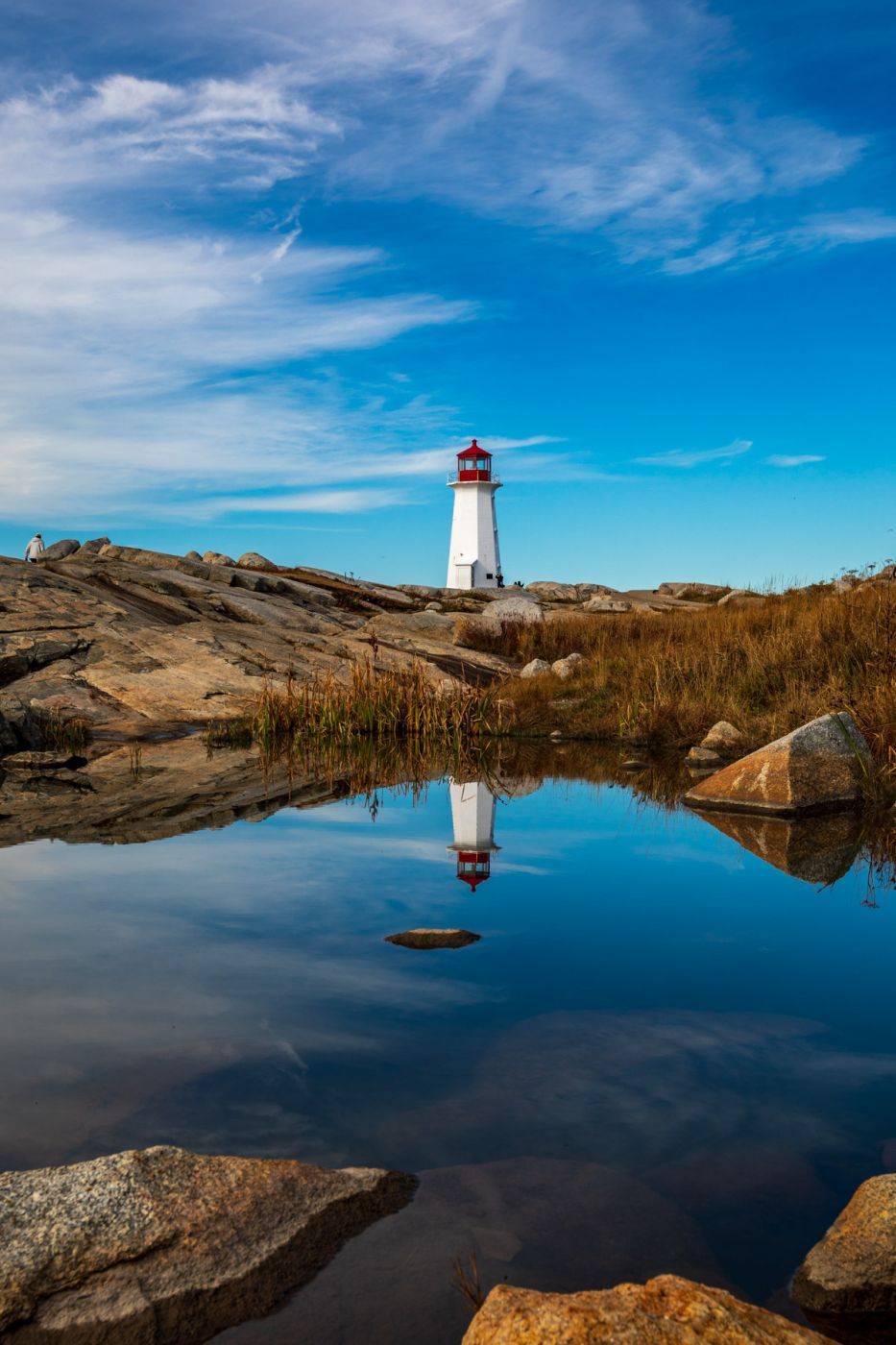 Lighthouse at Peggys Cove, Nova Scotia, Canada