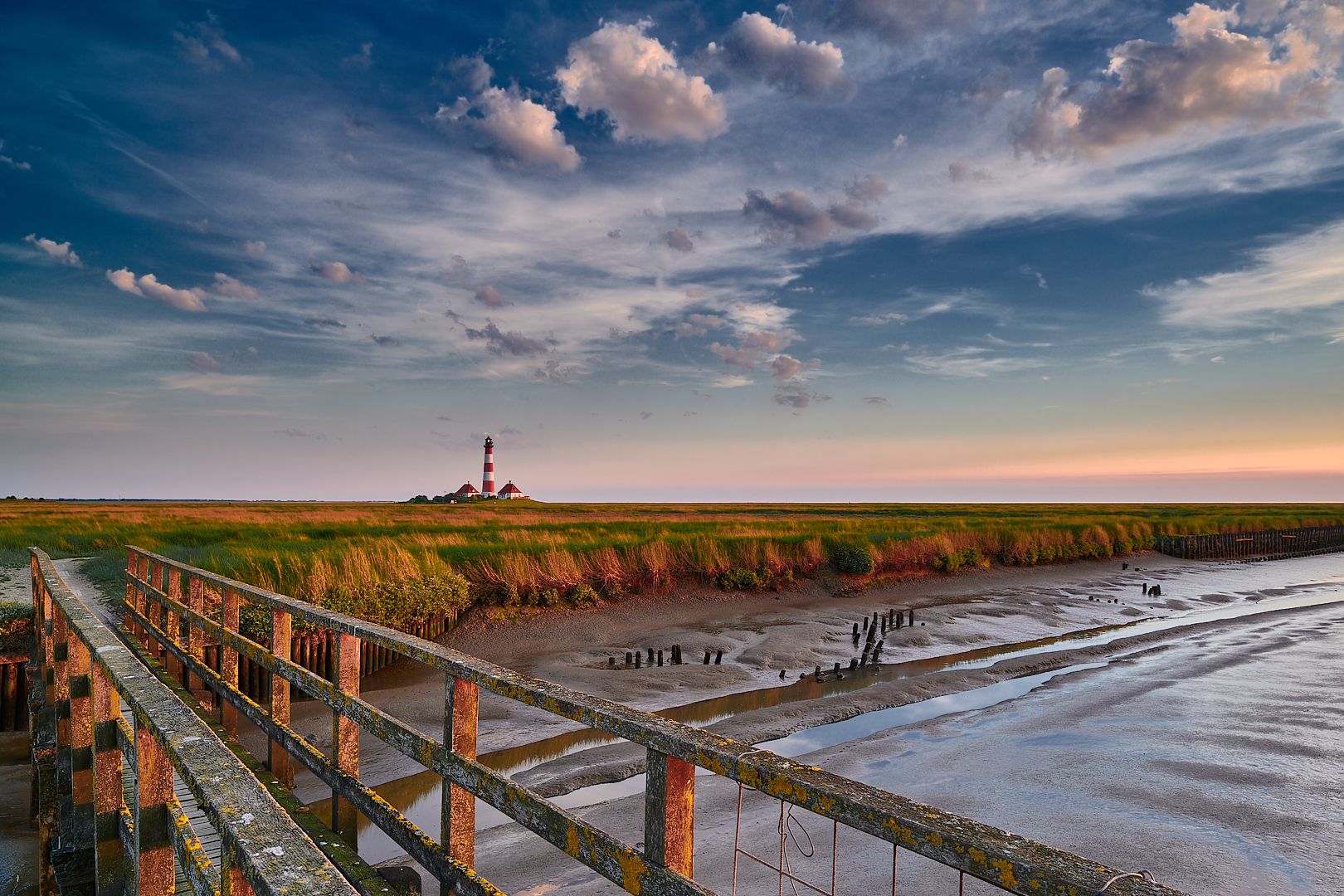 Lighthouse Westerhever, Germany