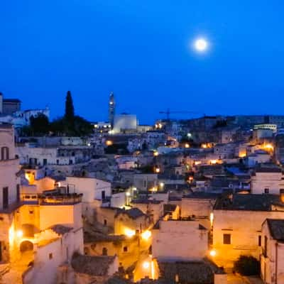 Matera from Belvedere Luigi Guerrichio, Italy