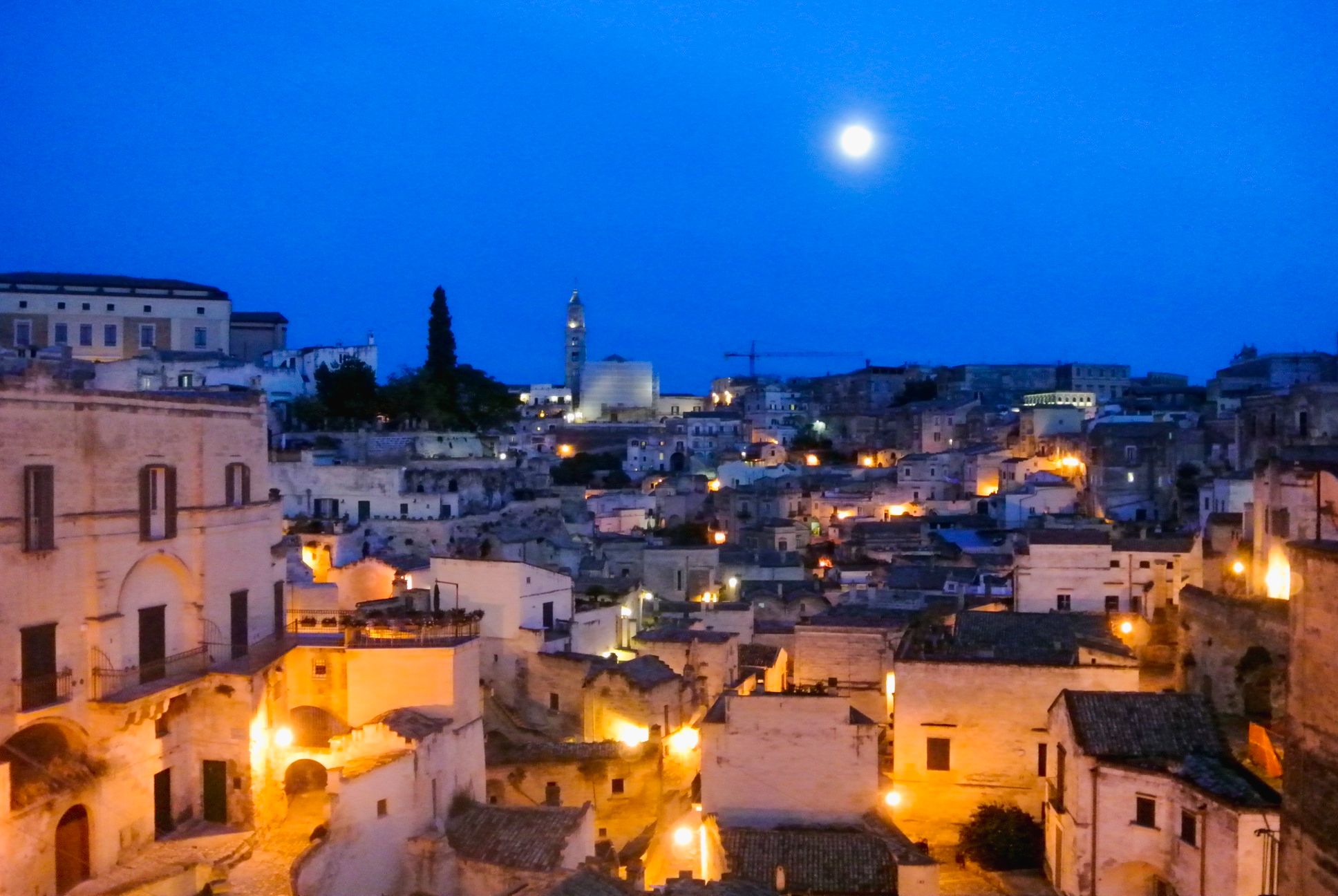 Matera from Belvedere Luigi Guerrichio, Italy
