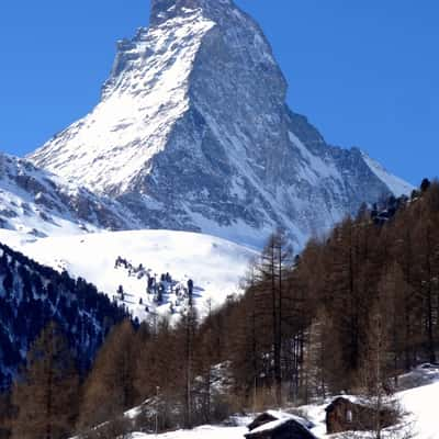 Matterhorn Toblerone view, Switzerland