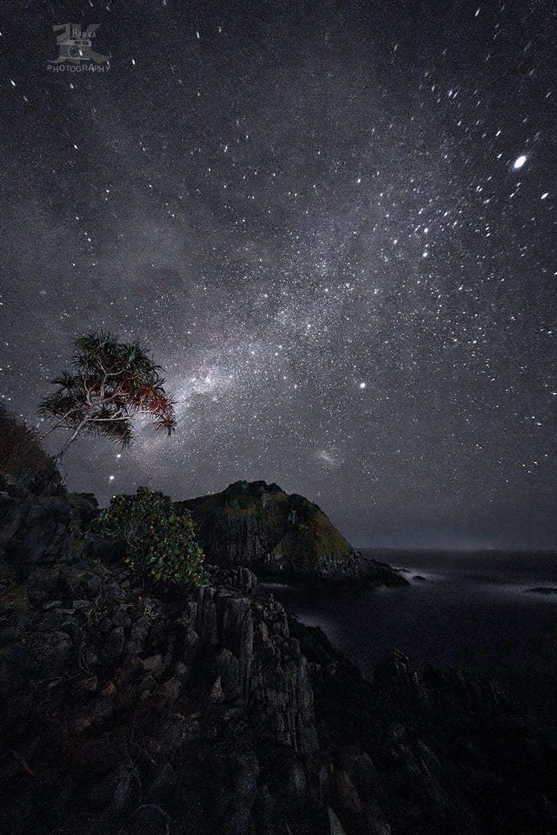 Milkyway at Pantai Semeti, Indonesia