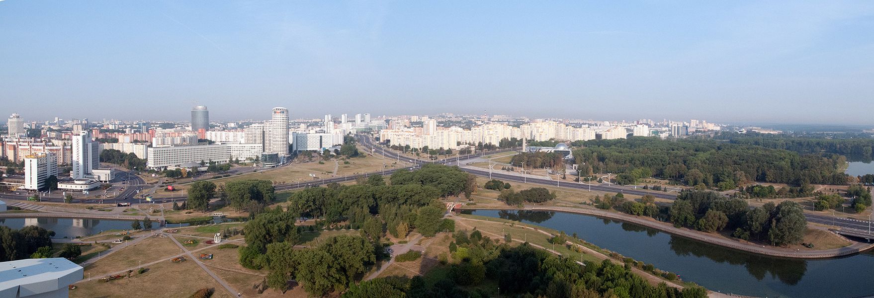 Minsk from above, Belarus
