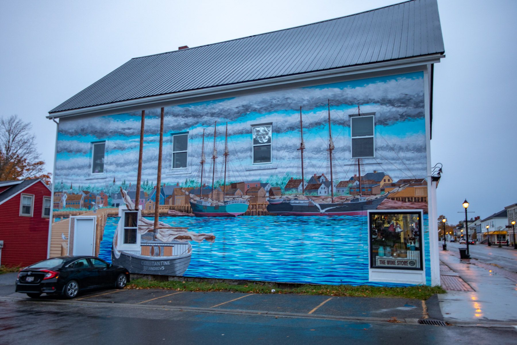 Mural St Andrews, New Brunswick, Canada