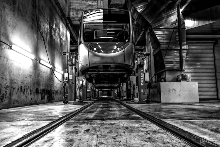 Nice tramway shop