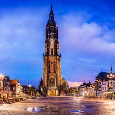 Nieuwe Kerk (Church) and Stadhus Delft, Netherlands