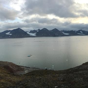 Ny Alesund bay panorama, Svalbard & Jan Mayen Islands