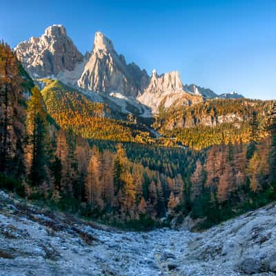 On the way to Lake Sorapis, Italy