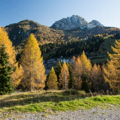 On the way to Nassfeld Pass, Austria