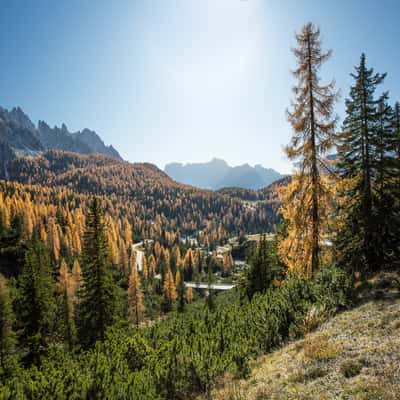 On the way to Tre Cime, Italy