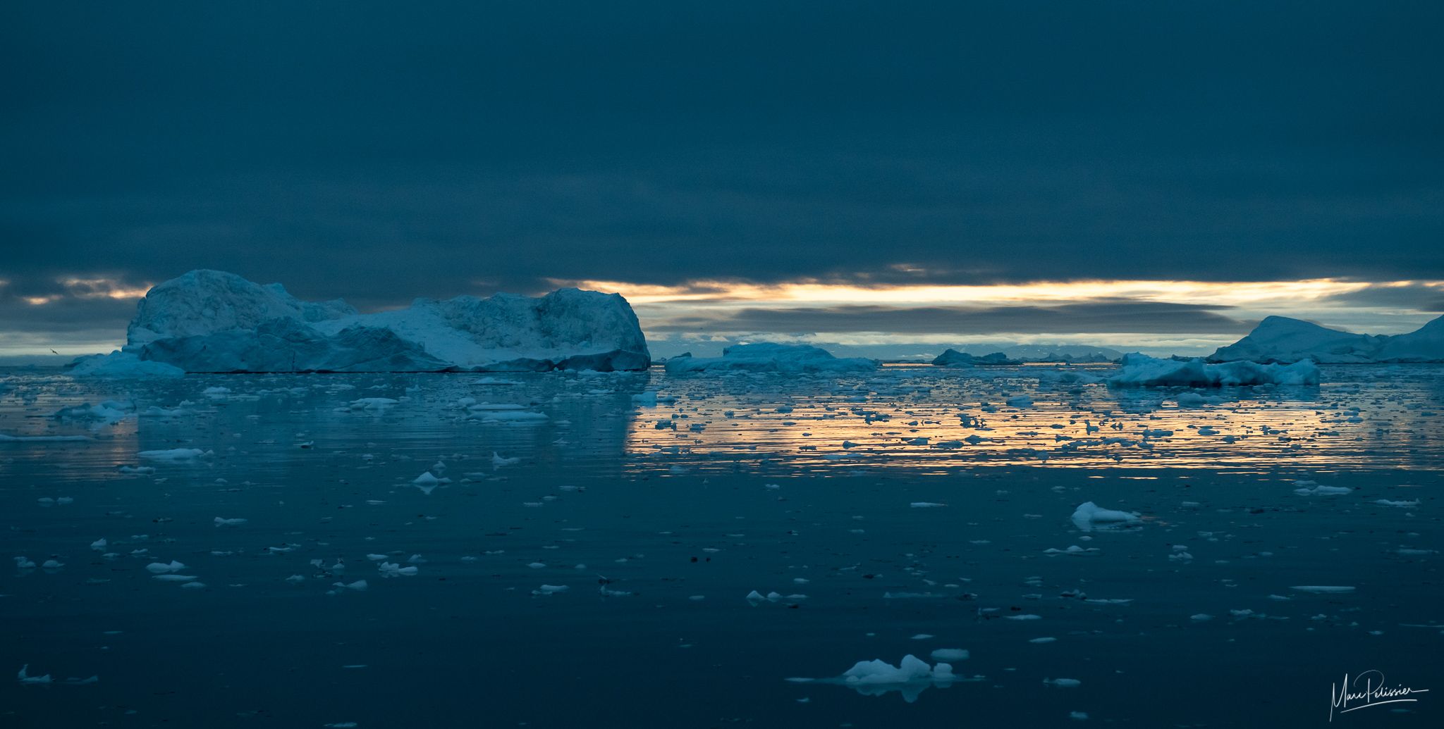 Oqaatsut bay sunset, Greenland