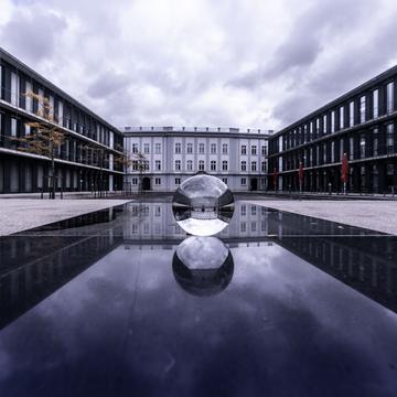 patio of mirrors, Germany