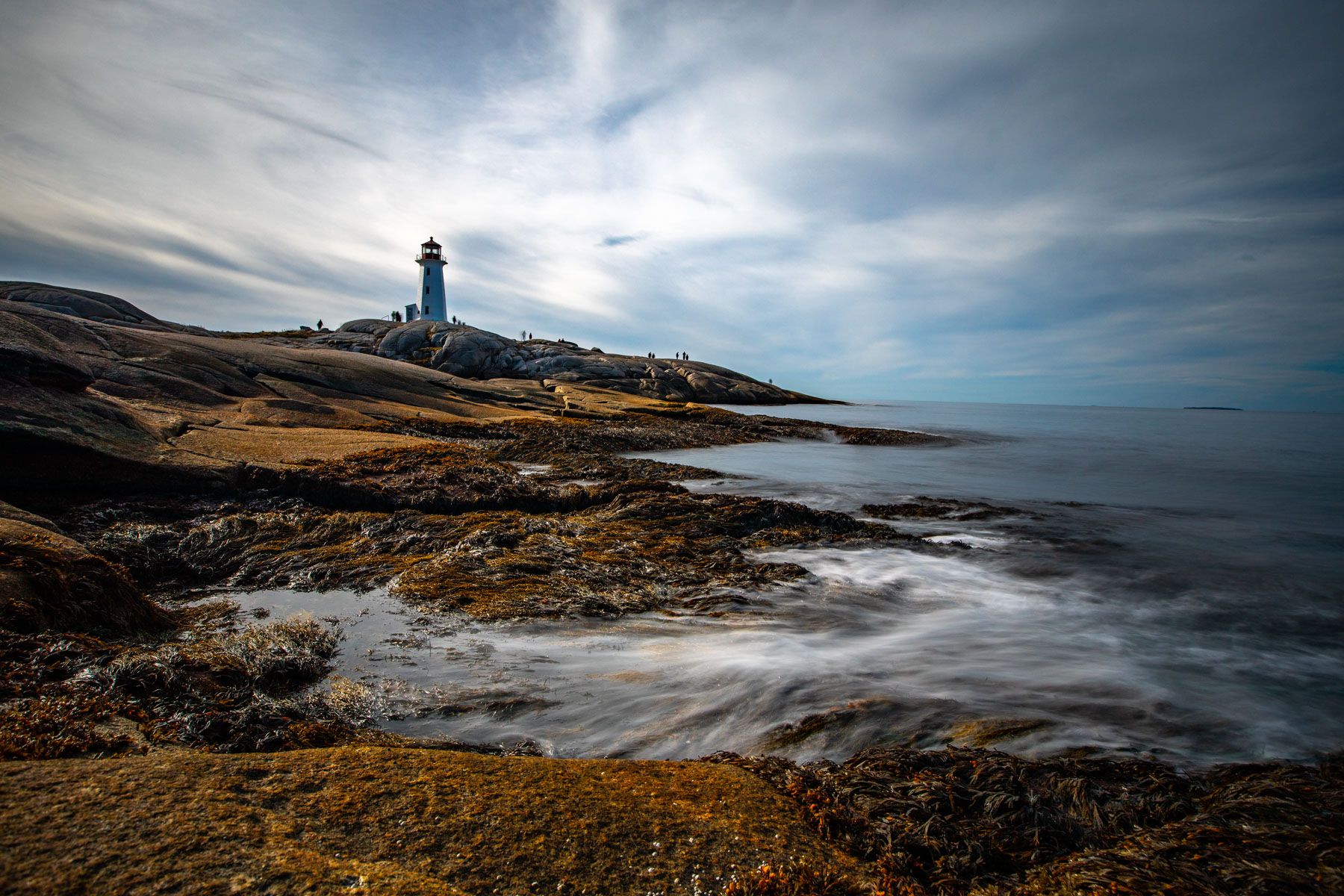 Peggy's Cove Lighthouse in Nova Scotia, Canada