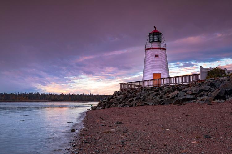 Pendlebury Lighthouse sunrise, St Andrews, New Brunswick