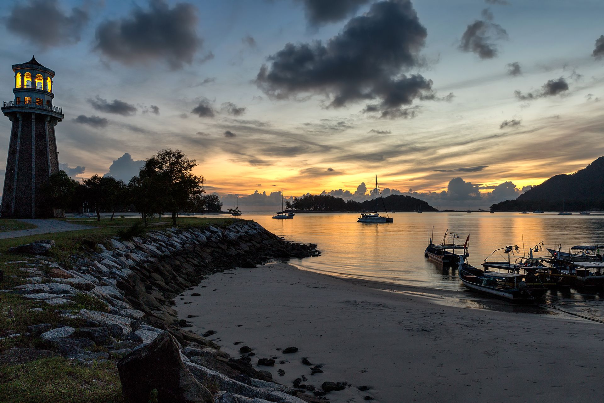 Perdana Quay Light house, Malaysia
