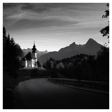 Church Maria Gern from the street, Germany