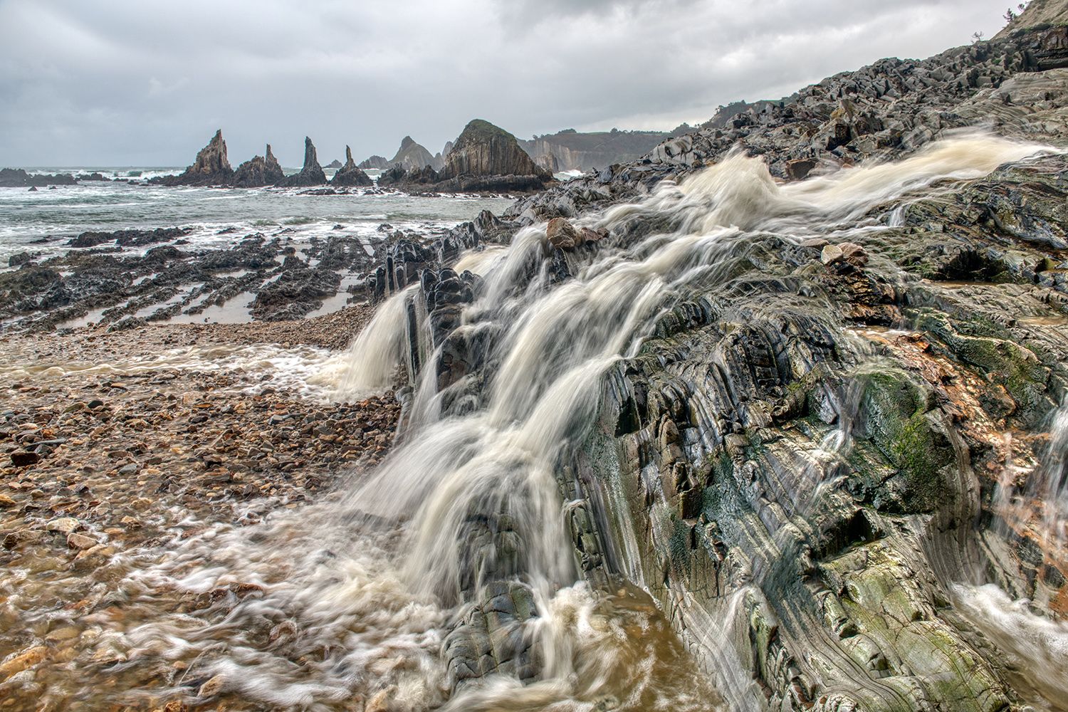 Playa de Gueirua, Spain