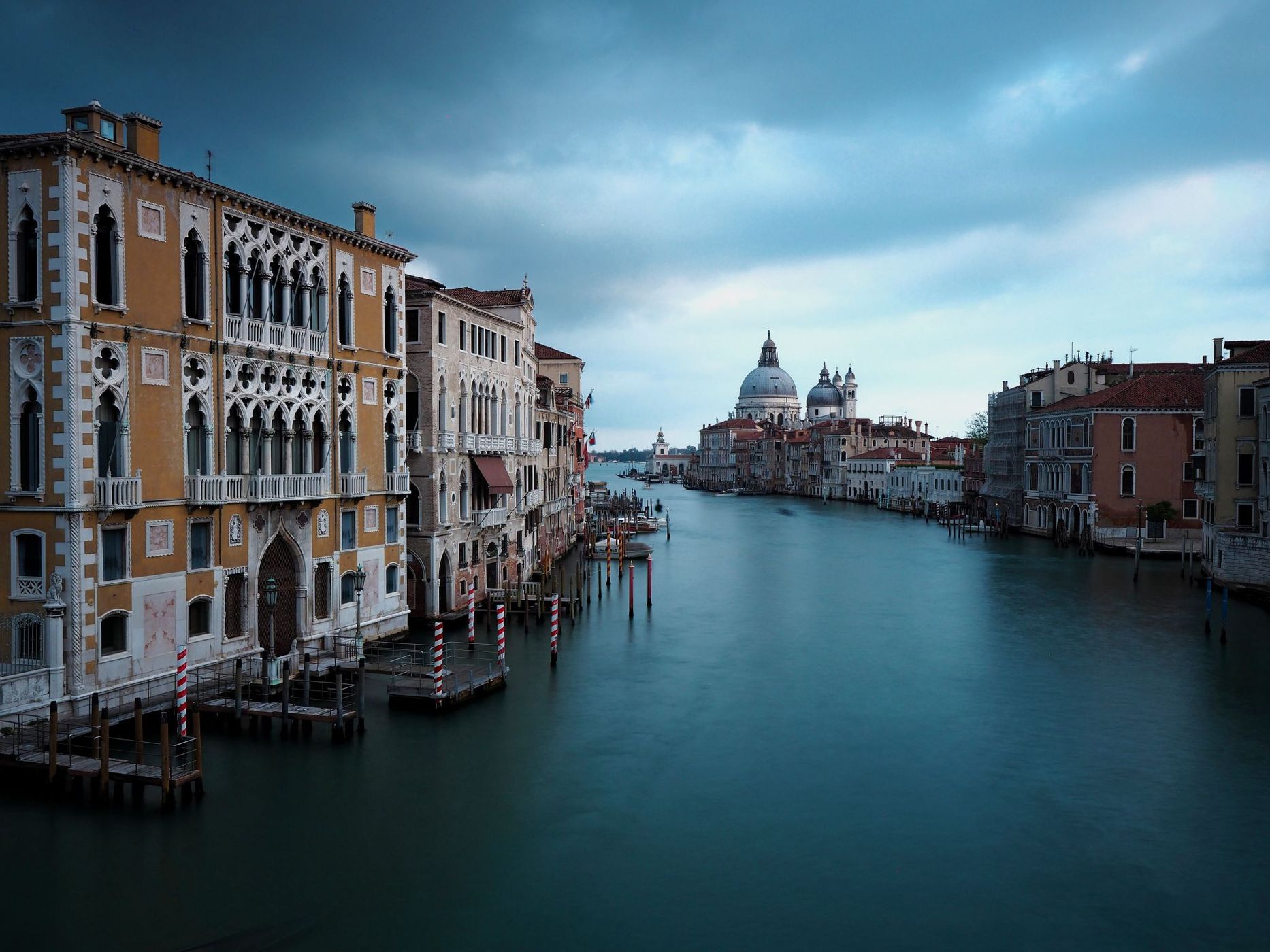 View from Ponte dell'Accademia, Venice, Italy
