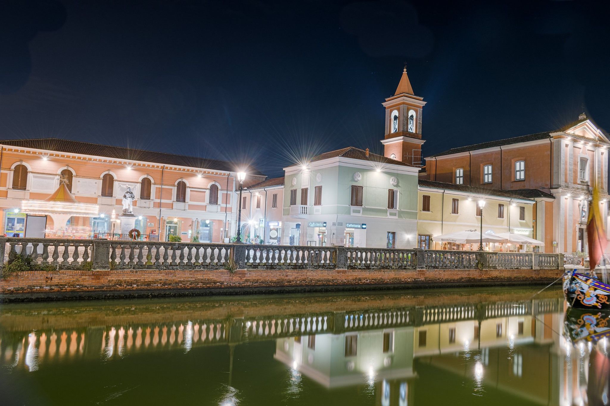 Porto canale Cesenatico, Italy