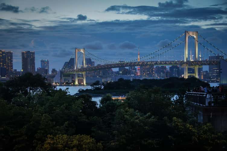 Rainbow Bridge from Odaiba