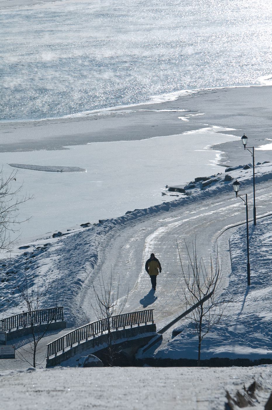 River Moscow in Kolomenskoye, Russian Federation