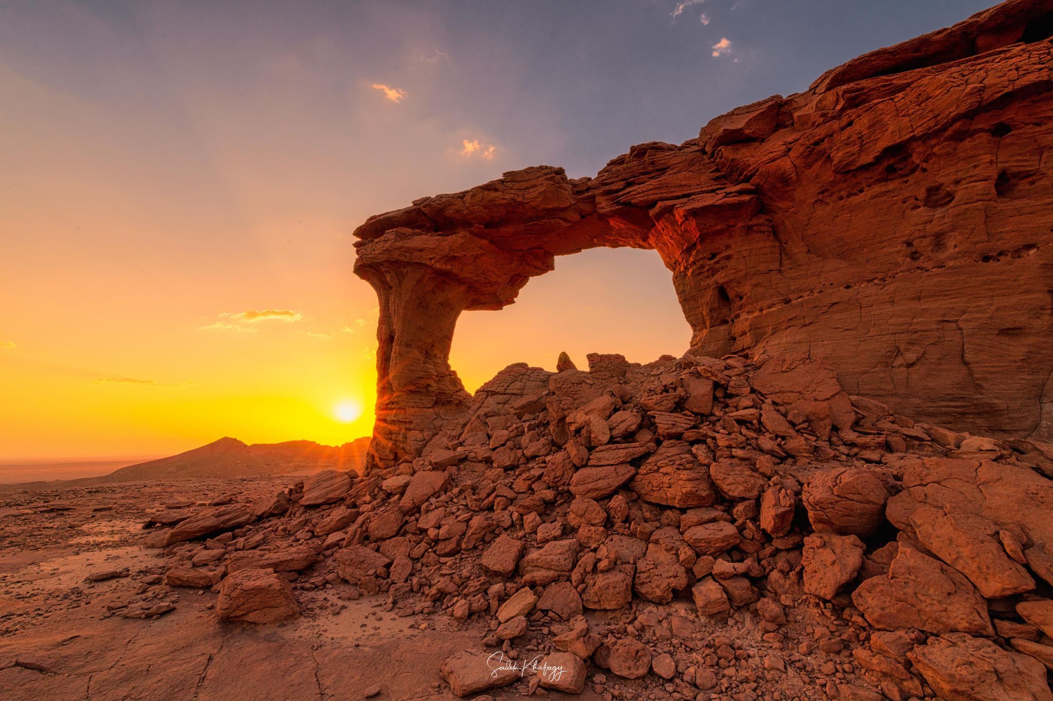 Riyadh Natural Arch, Saudi Arabia