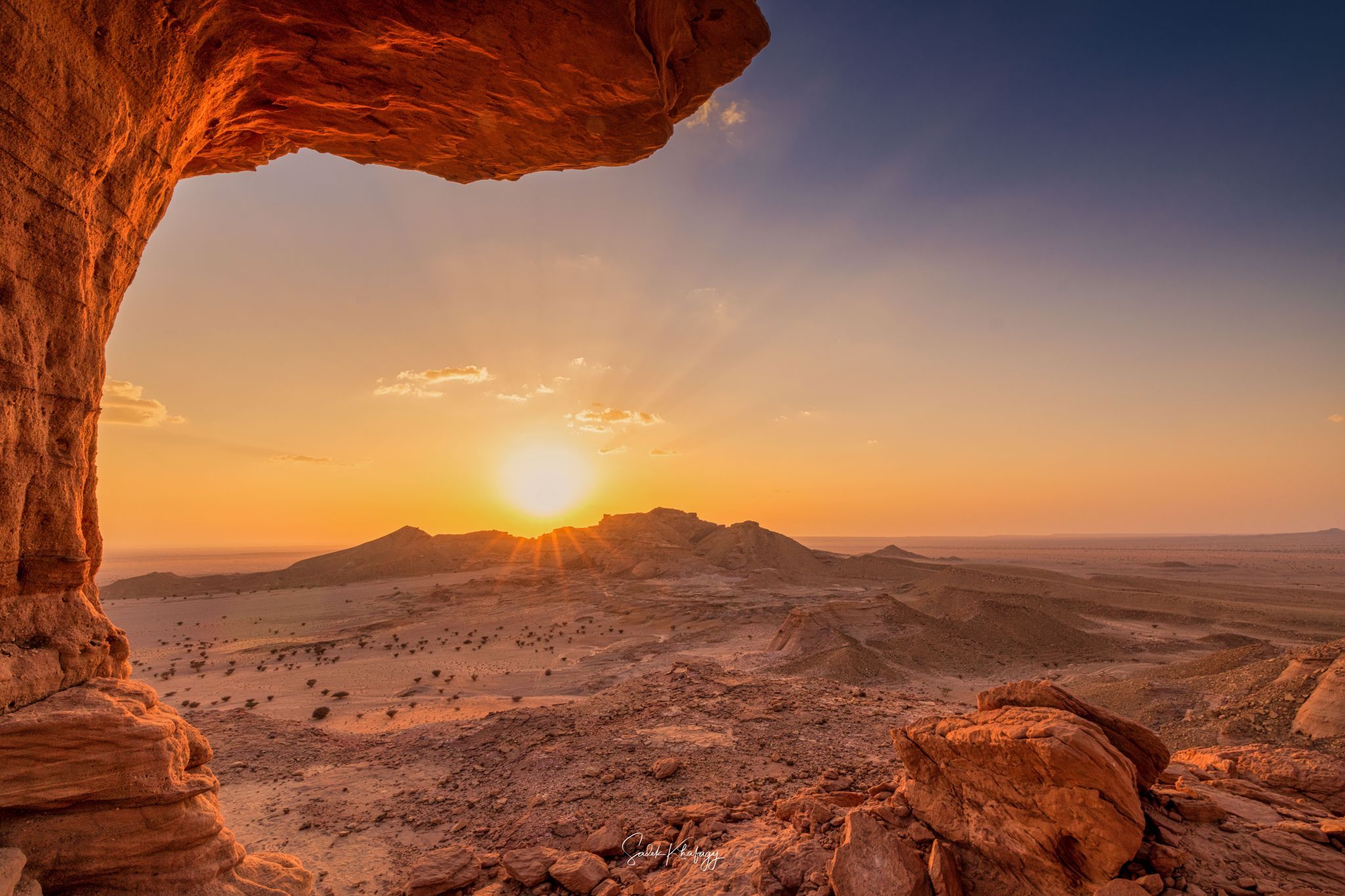 Riyadh Natural Arch, Saudi Arabia