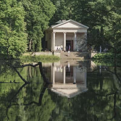 Romantic Park in Arkadia, Poland